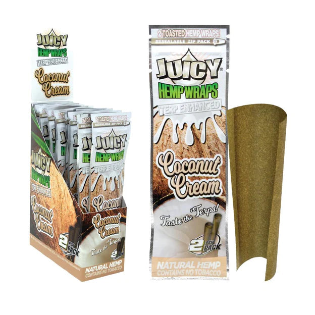 JUICY Hemp Wraps Coconut Cream