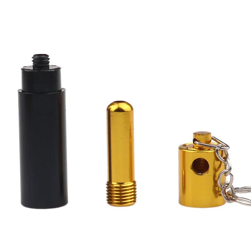 Keychain Battery Shaped Portable Pipe