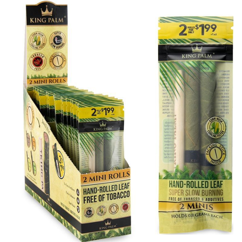 KING PALM 2 MINI ROLLS 20/2pk