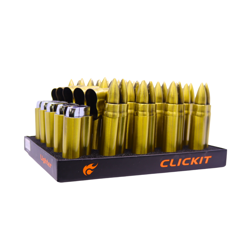 Click It  Two Bullet Double Torch Lighter [GH-10865]