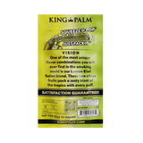 KING PALM LEAF TUBES MINI ROLLS 1G 5CT 15PK DISPLAY - LEMON KIWI