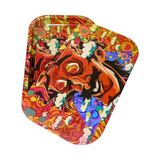 Metal Tray W/ Lid 8ct Display - Medium - [MTL300]