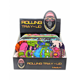 Metal Tray W/ Lid 8ct Display - Medium - [MTL300]