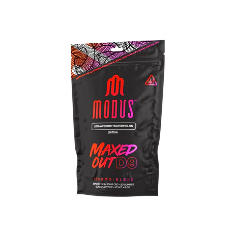 MODUS MAXED OUT D9 CBD GUMMIES 1000MG