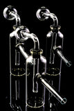 Small Clear Glass Bottle Oil Burner Bubbler Rig