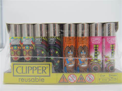 CLIPPER REUSABLE LIGHTER PEACE ART