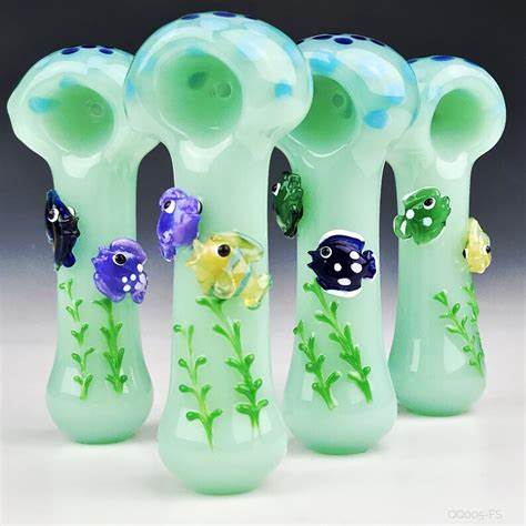 fish glass hand pipe