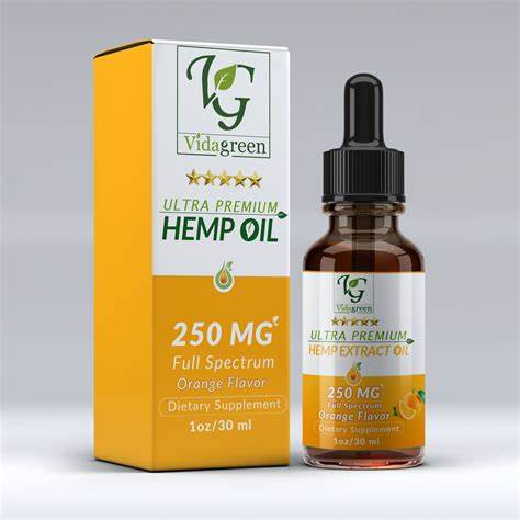 HEMP OIL 250MG ORANGE CITRUS