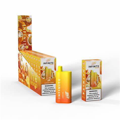 Infinite Hitt Deposable 8000 Puffs.  Lemon Cake