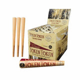 TOKEN TOKEN CONE ALL NATURAL HEMP ROLLING PAPER 1 1/4 SIZE 78MM 24CT