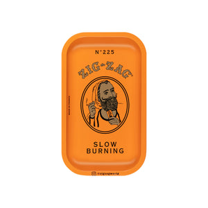 Zig-Zag  Small Orange Rolling Tray