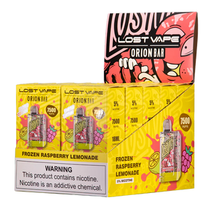 Lost Vape Orion Bar Limited Edition 18ML 7500 Puffs 650mAh Prefilled Nicotine Salt Rechargeable Disposable Vape Device
