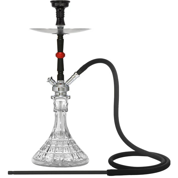 Hookah AH1- 24" BLISS , BLACK , RIP BRAND, 1 HOSE, COLOR BOX, LED LIGHT.