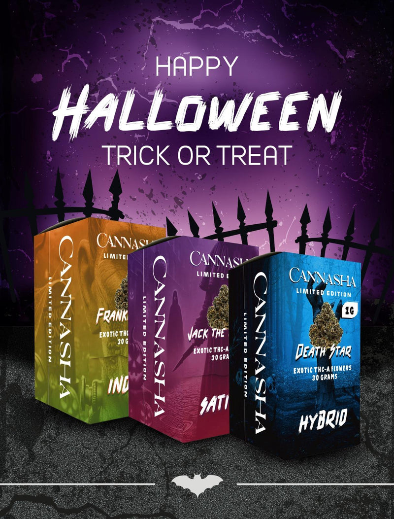 CANNASHA THC-A LIMITED EDITION HALLOWEEN BOX 30CT 1 G
