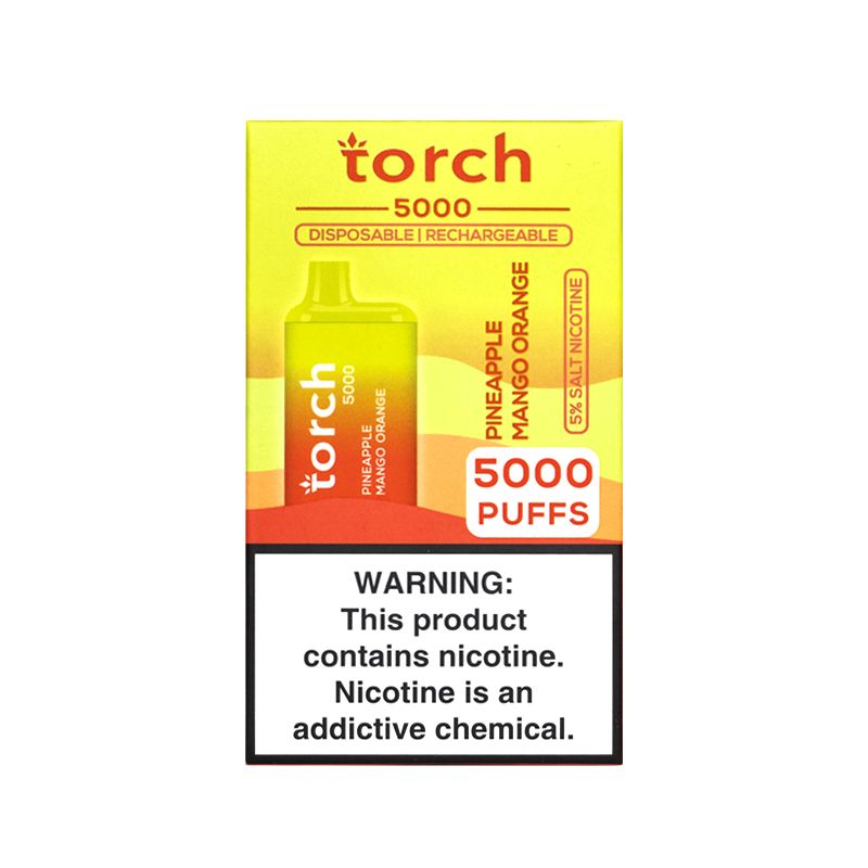 TORCH 5000 PUFFS DISPOSABLE SALT NIC VAPE - EB DESIGN