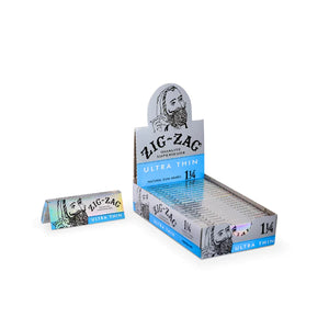ZIG ZAG BLUE ULTRA THIN PAPER 1 1/4