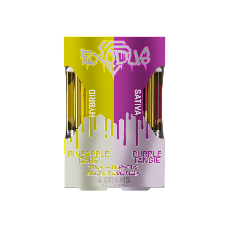 DUO CARTRIDGES THC-A + HXY9-THC + DELTA 8 LIVE RESIN 2G