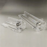 Plastic Shelf Automatic Refill Pushing Pusher Supermarket Rack Cigarettes Products Unibody Single Side 20pcs