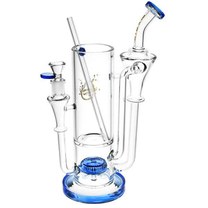 Glass Water Pipe Blue Ball