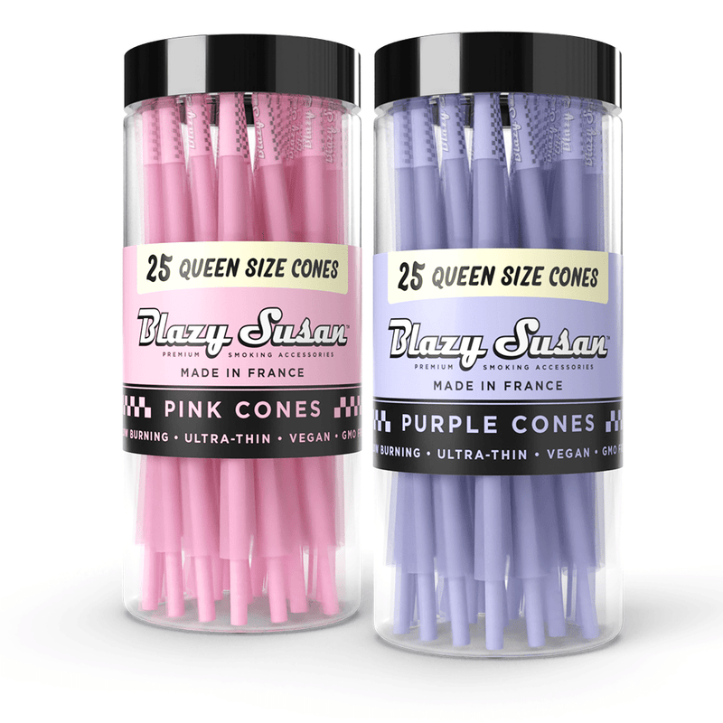 BLAZY SUSAN Pre Rolled Cones | Queen Size | 25 Count Jar