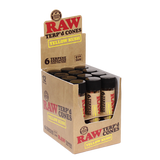 RAW TERP CONES 1.25 YLW 6PK 12CT