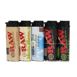 RAW Flighter 5 Design Lighter Refillable Electronic 30 pack
