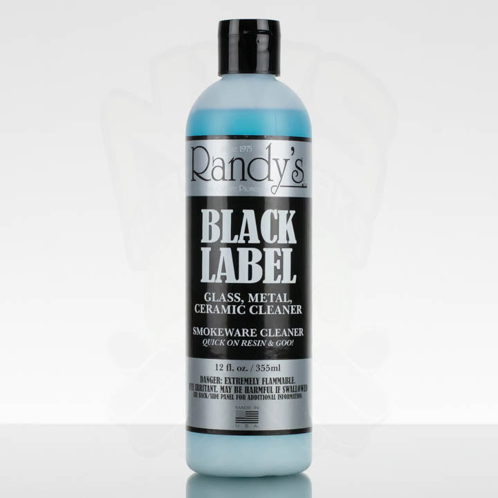 GLASS CLEANER:RANDYS BLACK LABEL SMOKEWARE CLEANER 12OZ