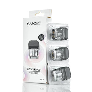 SMOK NOVO X POD  MESHED 0.8  3PCS