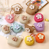 GIRLS STRAW-WOVEN CROSSBODY BAG