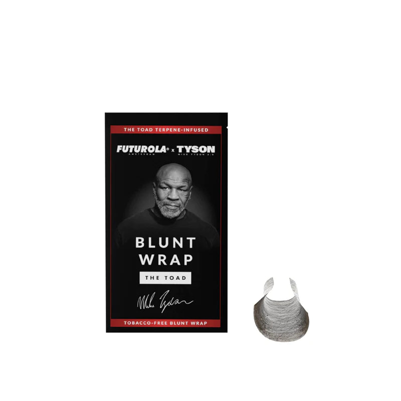 TYSON 2.0X FUTUROLA TERPENE - INFUSED BLUNT WRAPS THE TAD - TOBACCO FREE 25 PACKSX 1 BLUNT RAP
