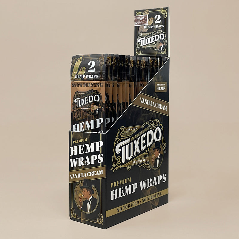 Tuxedo premium hemp wrap VANILLA CREAM