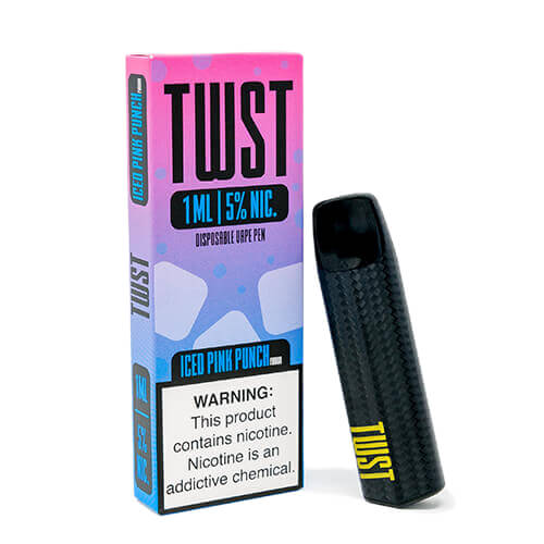 DISPOSABLE VAPES:TWST-ICED PINK PUNCH 1 ML