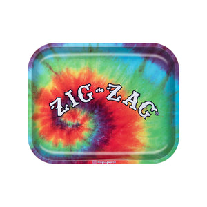 Zig-Zag  Large Tie-Dye Rolling Tray