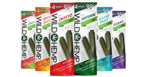 WILD HEMP DISPOSABLE HEMP / HOOKAH WRAPS MIX COLOR