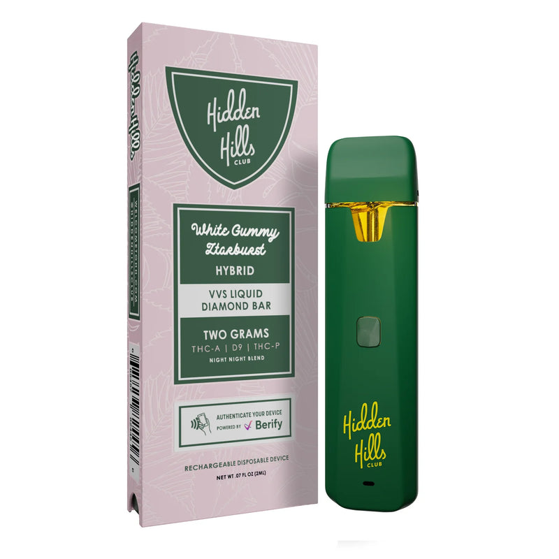 Hidden Hills VVS Liquid Diamonds 2g Disposable Vape| NIGHT NIGHT BLEND