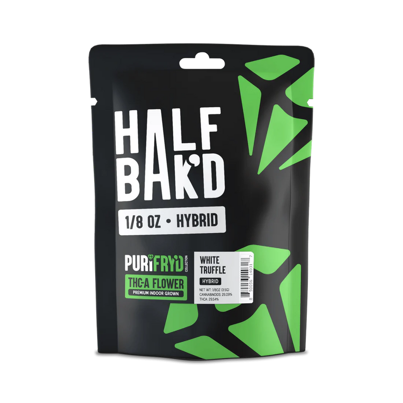 HALF BAK'D PURIFRYD INDOOR THCA FLOWER 3.5G