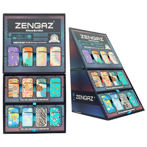 ZL-13 Zengaz Lighter Cube Display 12 Mixed Designs | 48 Lighters Total