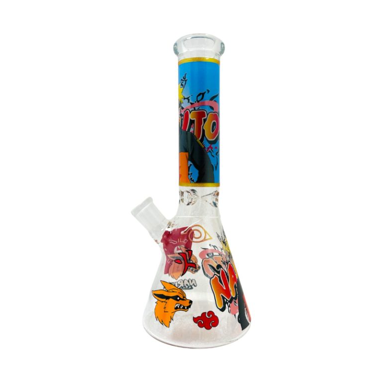 10″ Silo  Pattern  Logo Glass Water PiPE