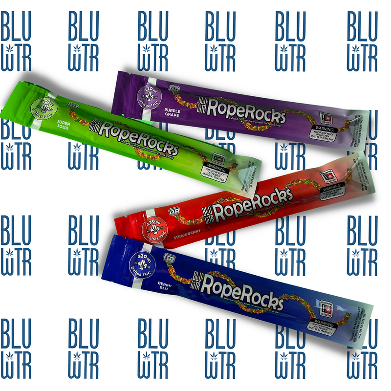 Bluwtr Rope Rocks gummies  420mg