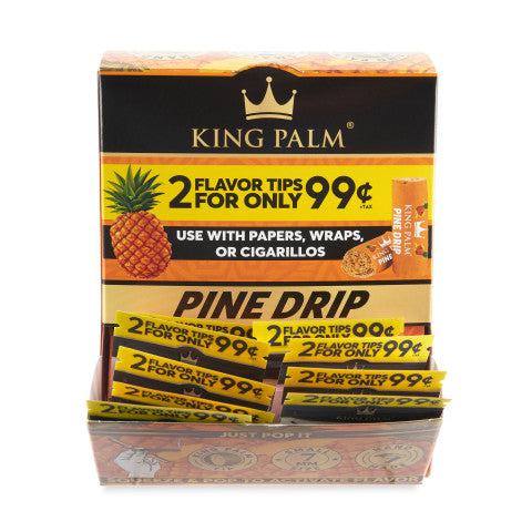 King Palm 2 Flavored Filters – Pine Drip 7mm - 2pk - 50ct