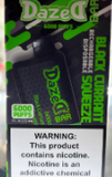 Dazed Bar 6000 Puffs Rechargeable Disposable Vape 10ct box