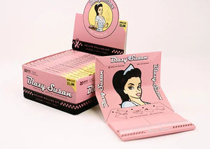 Blazy Susan Pink King Size Slim Rolling Papers - Deluxe Kit - 20pk