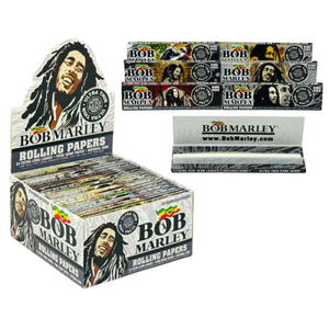 Bob Marley Ultra Thin Natural King Size Rolling Paper - 50 Counts Per Box