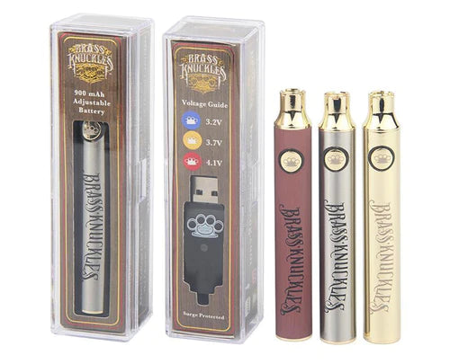 Brass Knuckles Pen 900mah Battery