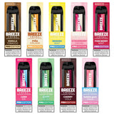 BREEZE PRO 2000 PUFFS MIX FLAVORS COUNTER DISPLAY #3 - 100CT PRE-FILLED