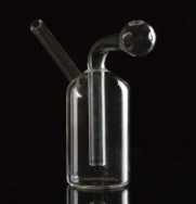 GLASS OIL BURNER WATER PIPE BONG -FEMAL