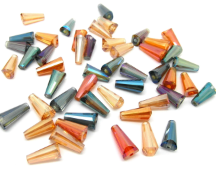 ELETROPLATED FOIL FROSTED CONE WP 10" ASSORTED COLORS