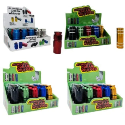 Aluminium Cream Whipper Metal Cracker - 20 Counts Per Pack - Assorted