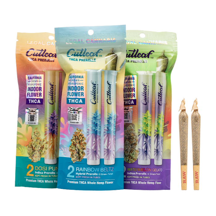 Cutleaf THC-A Pre-Rolls 2pk