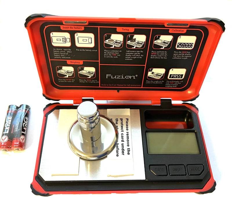 Fuzion TRI-50 | 50Gx0.001g Professional Digital Scale